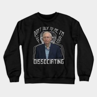 Mitch the Dissociation Turtle (Dark Variant) Crewneck Sweatshirt